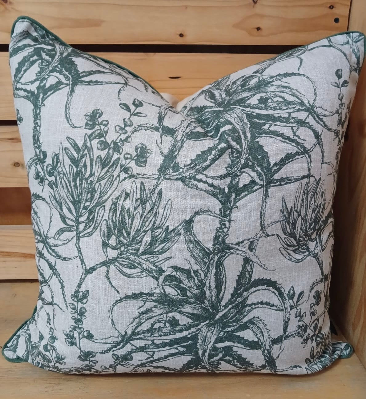 Aloe & Succulents Olive Cover